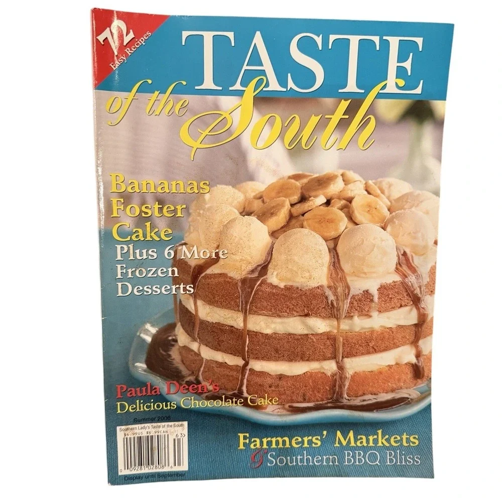 Taste of the South Magazine Lot of 5 2005 2006 2007‎ Southern Cooking Recipes